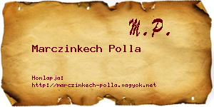 Marczinkech Polla névjegykártya